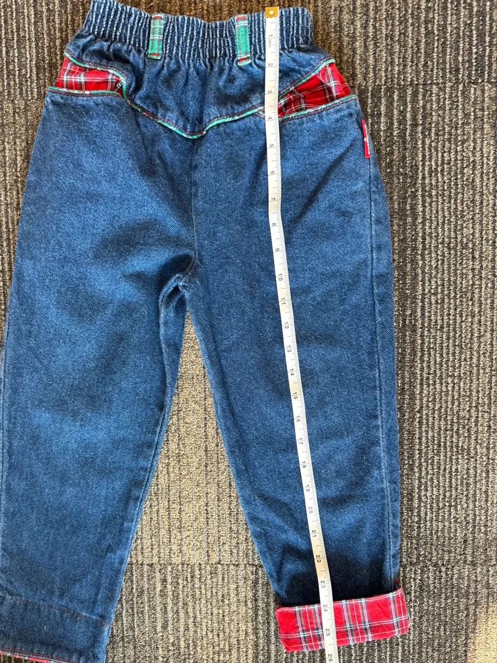 Vintage Oshkosh girls denim pull on jeans size 5